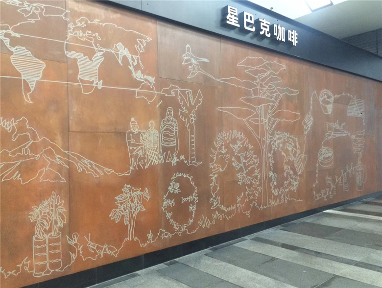 环县耐候钢幕墙