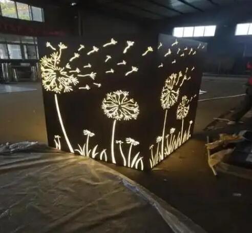 环县耐候钢灯箱